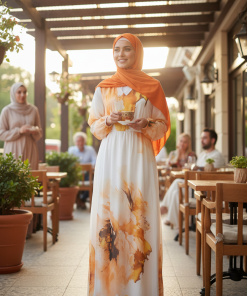 Alternative view of Printed Chiffon Dress